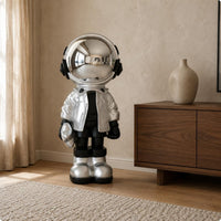 Astronaut Statue Electroplated Finish Astronaut Figurine Modern & Design