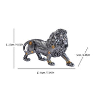 Mechanical Creature Figurine Shiny Finish Decorative Figurine Textured Surface