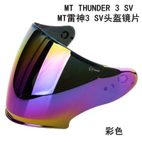 MT-V-19 Helmet Visor for MT Thunder 3 SV JET Helmet, CE Certified