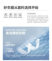 户外防晒衣女情侣款夏upf50+轻薄透气防紫外线防晒服男装外套批发