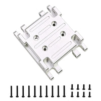 RC Car Bottom Plate Anodized RC Car Chassis Plate with Screws Long-Lasting Rigid for Hobbyists
