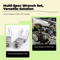 Universal Tapered Nut Wrench, Adjustable Brake Line Wrench, Multi-Function Spanner for Automotive Repair