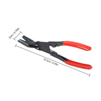 Trim Fastener Removal Tool Long Handle Clip Removal Pliers Precision Pliers with Forked Claw for Mechanics, Hobbyists