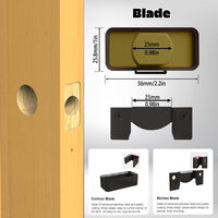 Door Latch Mortise Tool门闩榫槽工具安装套件帮助移除材料安装