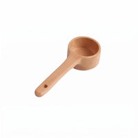 Long Handle Wooden Scoop Unfinished Wooden Coffee Spoon