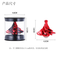 WINSPIN新品风动陀螺外贸解压玩具陀螺炫彩风吹陀螺气动陀螺批发