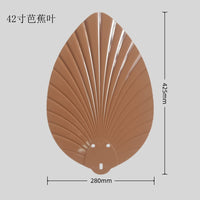 风扇灯配件ABS扇叶直叶美式复古吊扇叶片芭蕉叶Ceiling Fan Blade