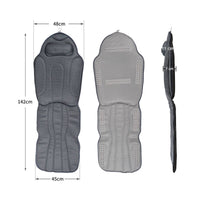 Spa Bath Mat with Headrest Machine Washable Bathroom Accessory Ergonomic Design