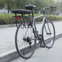Padded Bike Rack with Seat Cushion Adjustable Bike Cargo Rack Easy to Install Two-Wheeler Luggage Carrier Stable for Cyclists
