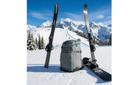 Structured Ski Backpack with Helmet Compartment Individual Compartments Ski Backpack Padded Non-Slip for Skiers, Snowboarders, Winter Sports