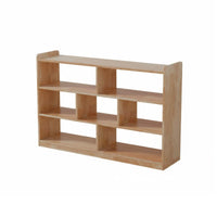 Montessori Cubby Unit KidsChild-Safe Design Multi-Cubby Organizer Rounded Edges Open-Front reach for Toddlers, Daycare, Playroom