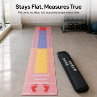 Long Jump & Jump Rope Training Mat for Exams and Home Use, Thickened Non-Slip