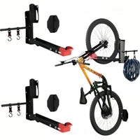 Multifunctional Wall-Mounted Bike Storage Rack