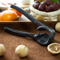 Manual Nutcracker Serrated Grip Kitchen Tool Textured Surface
