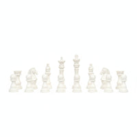 16 Pieces Chess Piece Ornaments Polished Miniature Chess Set Creative Decor for Collectors, Study