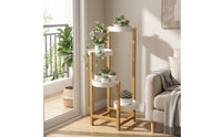 Plant Stand with Trays Staggered Rack Modern for Small Areas, Balcony
