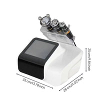 RF Rolling Beauty Device Tabletop LED Facial Massager Clear Acrylic Holder