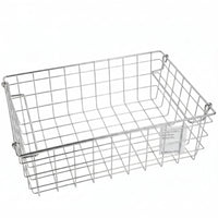 Wire Storage Basket with Handles Portable for Kitchen Counter, Shelf