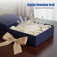 Princess Hair Comb for Girls, Crystal Headpiece, Kids Birthday Tiara, Elegant Crystal Hair Accessory