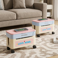 Cord Management Box, Large cord Tidy Box for Home, Ventilated Flip-Top Wire Organiser Box to Conceal Extension Cords