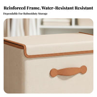 foldable Framed Box Large Capacity Household Storage Stackable for Dorm Room