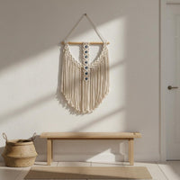 eye Wall Hanging Bohemian Handwoven Macrame Tassel Wall Hanging eye Tapestry for Bedroom