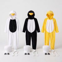 Elegant Penguin Cosplay Pajama Costume Flannel Jumpsuit