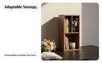 desktop Cubby Organizer Space-Saving Small shelf unit Sturdy Construction