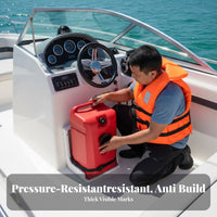 External Board Engine Petrol Reservoir Anti-Static Portable Boat Gas Reservoir Boat Petrol Container Sturdy Material Vehicle