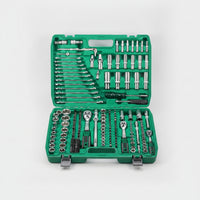 Mechanics Tool Set 216-Piece Automotive Tool Kit Hardened Alloy Steel Steel Socket Set with Case for Home Mechanics, Garage, Workshop