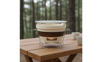 Chinese Tea Warmer Multi-Functional Traditional Briquettes Grill Multifunctional Outdoor Tea Warmer for Camping, Patio