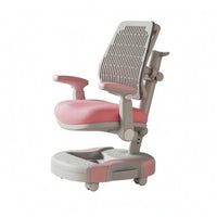 Adjustable Study Chair Armrests Kids Desk Chair Wheeled Base for Students
