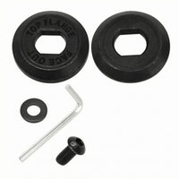 Tool Bolt Kit Hexagonal Openings Black Flange Hardware Dark Finish