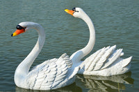 Floating Swan Sculpture for Garden Fountain Decoration