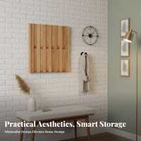 Meter Box Cover with pegs Opening Door Design Shelf with pegs Decorative