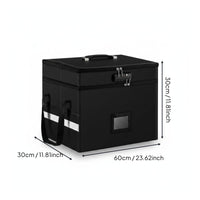 Fireproof Document Storage Case Detachable Portable File Cabinet Large Capacity
