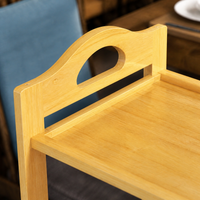 Freestanding Wooden Food Display Rack, Buffet Risers, Restaurant Kitchen Display Unit, Modern Hot Pot Food Stand
