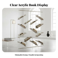 Floor-Standing Tree-Branch Book Rack Modern Design shelving unit multifunctional Use Partition Screen for Homeowners, Office Workers, Study Room, Bedroom, Reception Area