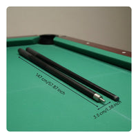 2-Piece Pool Cue Non-Slip Grip Chinese Eight Ball Cue Anti-Vibration Fiberglass Billiard for Beginners, Casual Enthusiasts