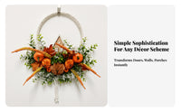 Authentic Fall Wreath with Tassel