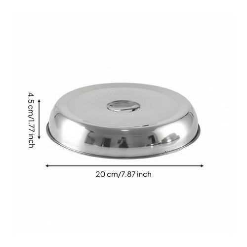 Teppanyaki Grill Cover Mirror Polished Stainless Steel Dome Lid Rust Proof