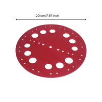 Freediving Bottom Plate Perforated Freediving Plate with Holes Flat Diving Gear for Divers