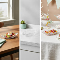 4 Pieces Banana Split Boat Lightweight Tableware Long-Lasting for Parties