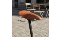Vintage Leather Bike Saddle Breathable Design Riveted Leather Bike Seat Ergonomic Shape Classic Cycle Saddle