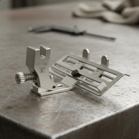 3-in-1 Gathering Foot Polished Finish Multi-Purpose Sewing Foot All Steel