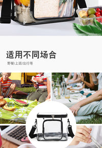 加厚防水收纳包手提午餐便当包野餐包便携旅行洗漱包露营收纳袋用