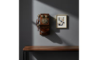Rotary Wall Phone Corded Antique Wall Telephone No Batteries Needed