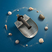Gold Panning Black Handle Sieve Angled