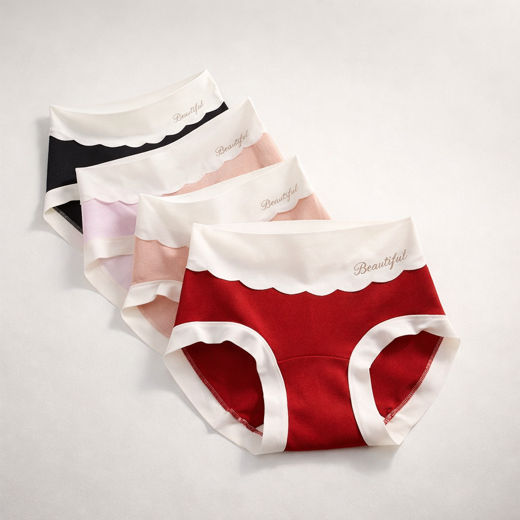 High Waist Underwear for Women with Extra Wide Gusset, Breathable Postpartum Panties for Plus Size Maternity Knickers up to 5XL