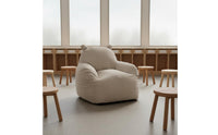 Children's Reading Corner Chair Removable and Washable Cover Young Child Bear Ear Sofa Low Seat Design Kids' Corduroy Armchair for Infants, Playroom
